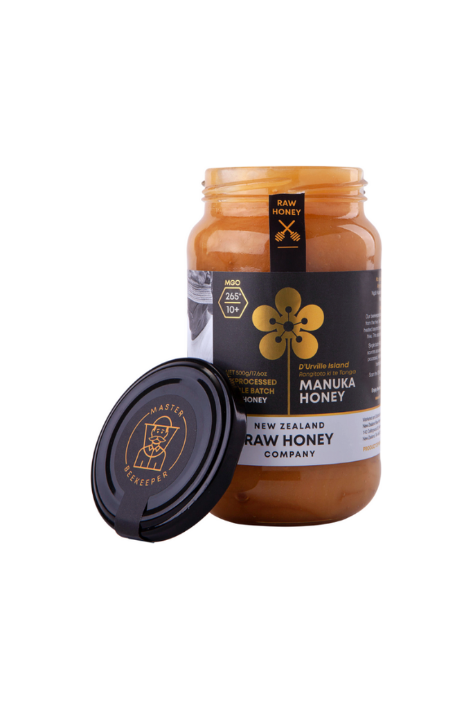 Master Beekeeper - Manuka Honey from D'Urville Island MGO 265+ 500g - Front without Cap