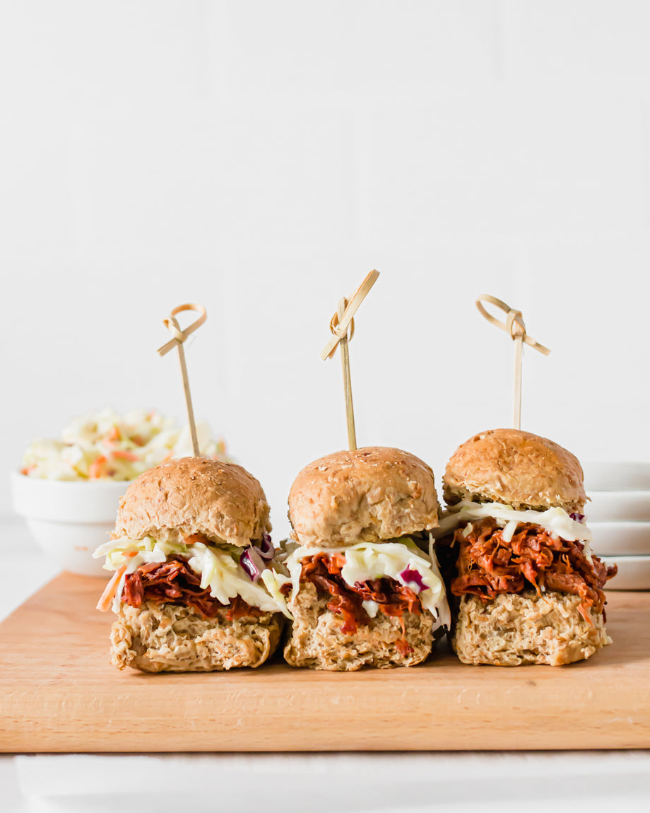 Jackfruit Sliders Jackfruit Bbq Sauce Honey BBQ Jackfruit Sliders