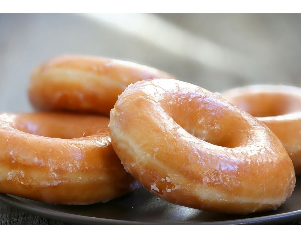 Manuka honey glazed doughnuts