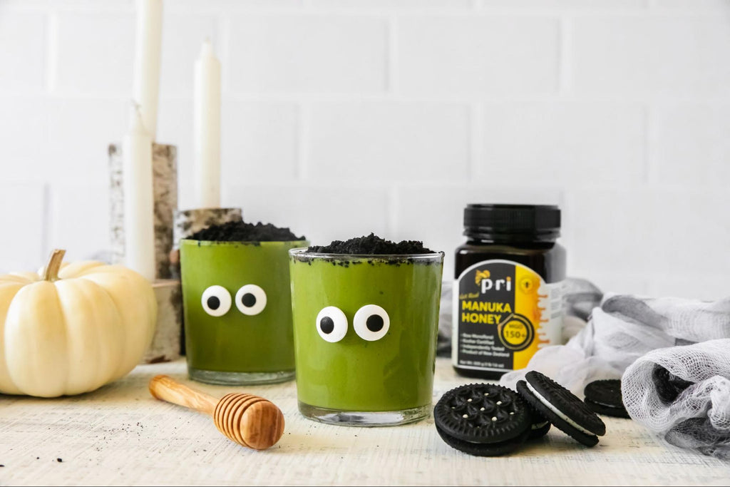 Spooky Monster Green Smoothies