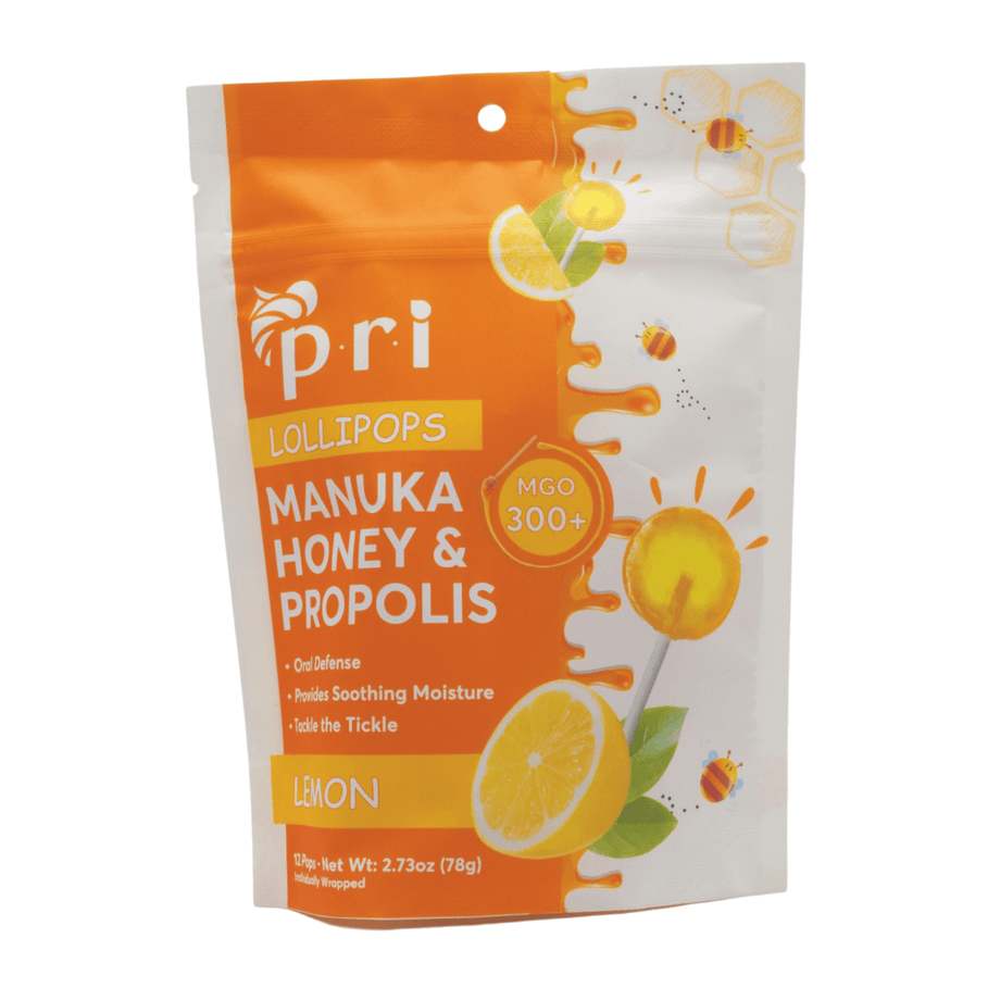 PRI Manuka Honey (MGO 300+) and Propolis Lollipops – Pacific