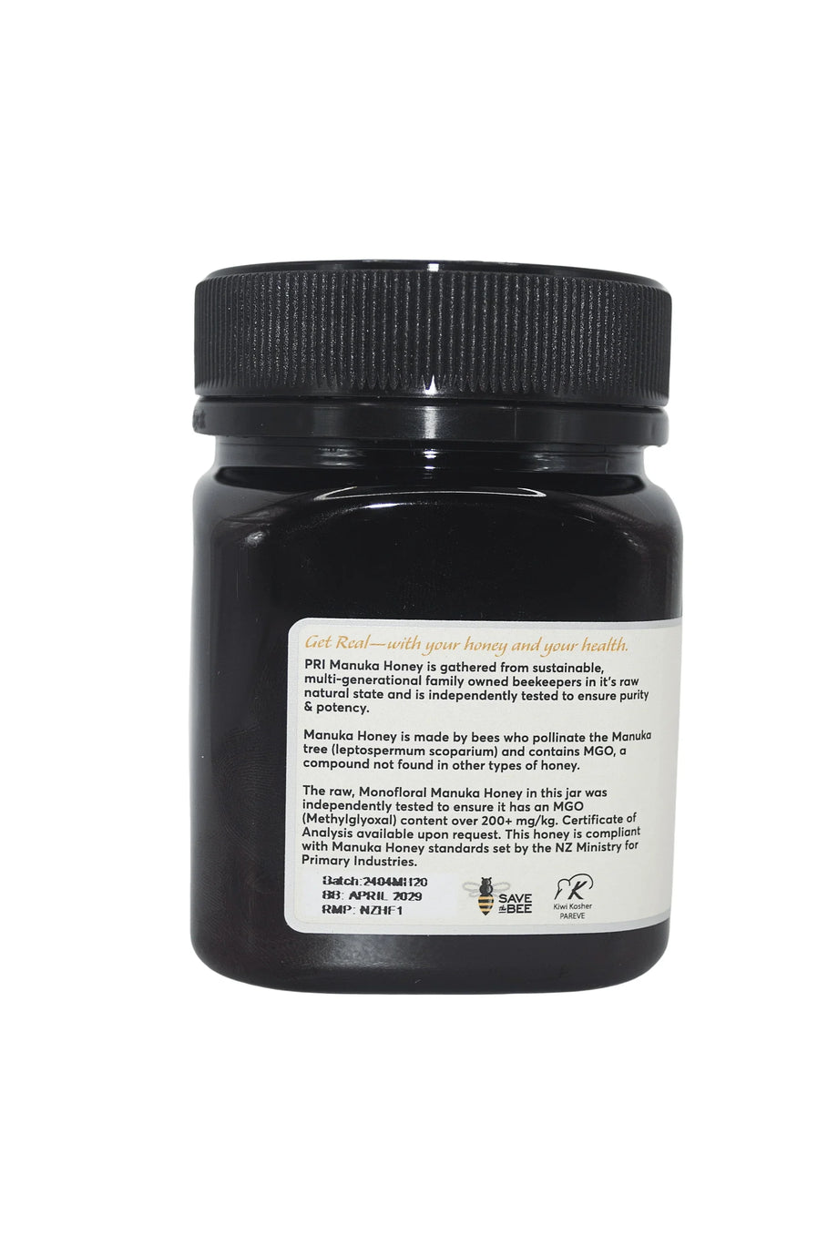Manuka Honey MGO 200+ | Raw & Lab Tested | PRI Honey – Pacific