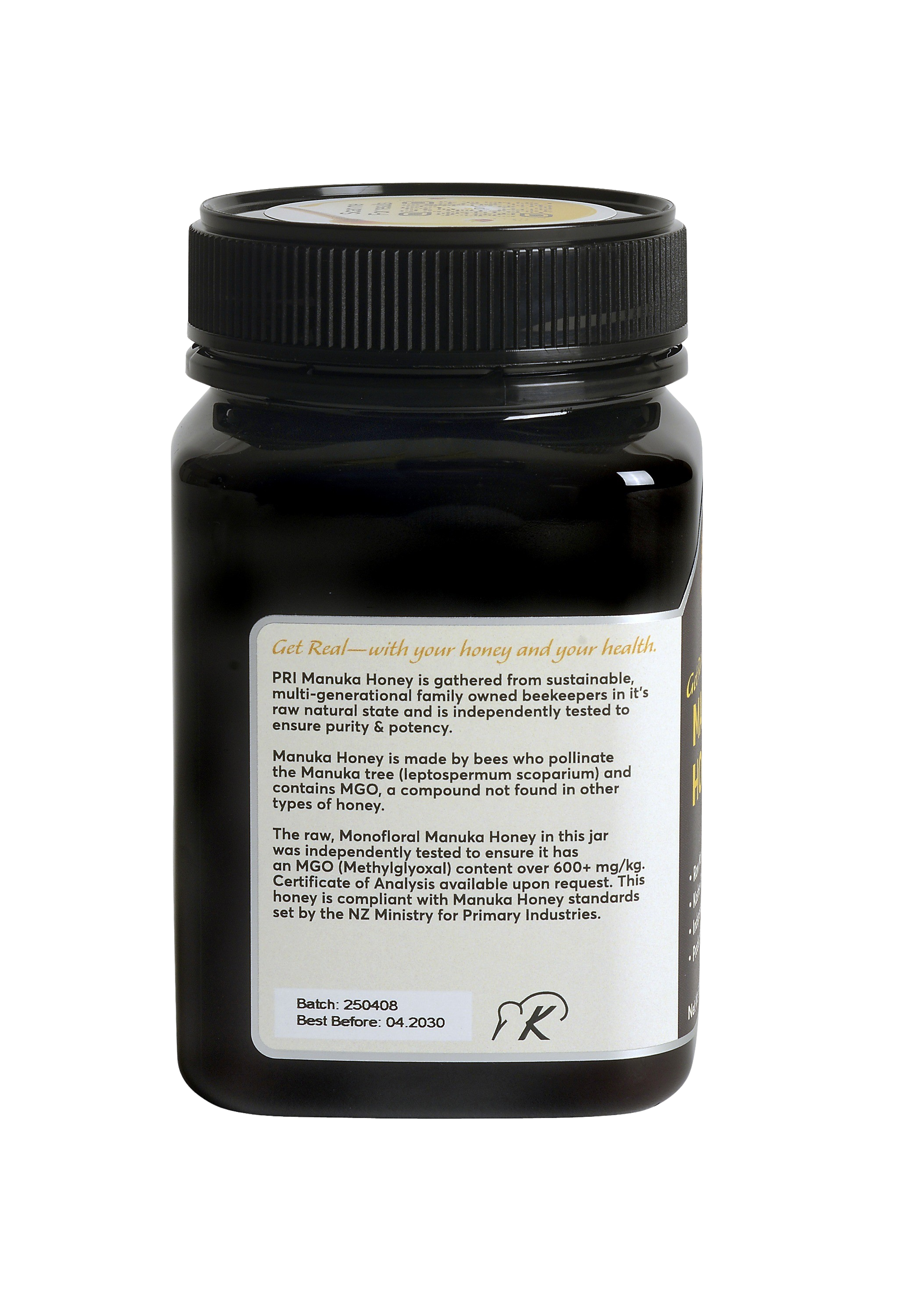 Manuka Honey 600+ | Raw & Lab Tested | PRI Honey – Pacific