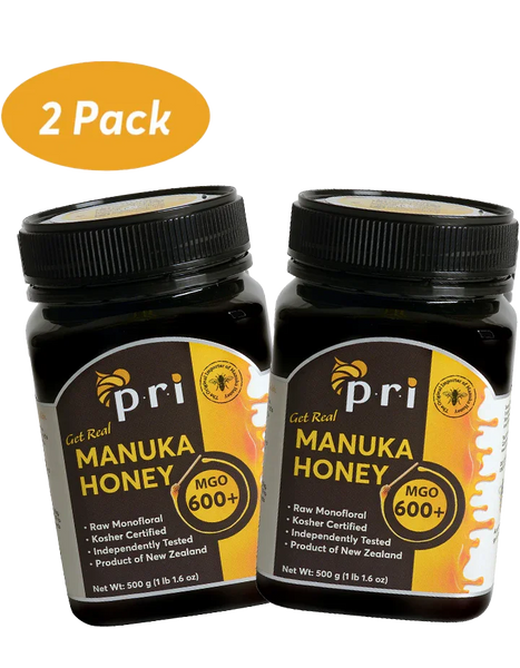 Manuka Honey 600+ | Raw & Lab Tested | PRI Honey 2 pack – Pacific