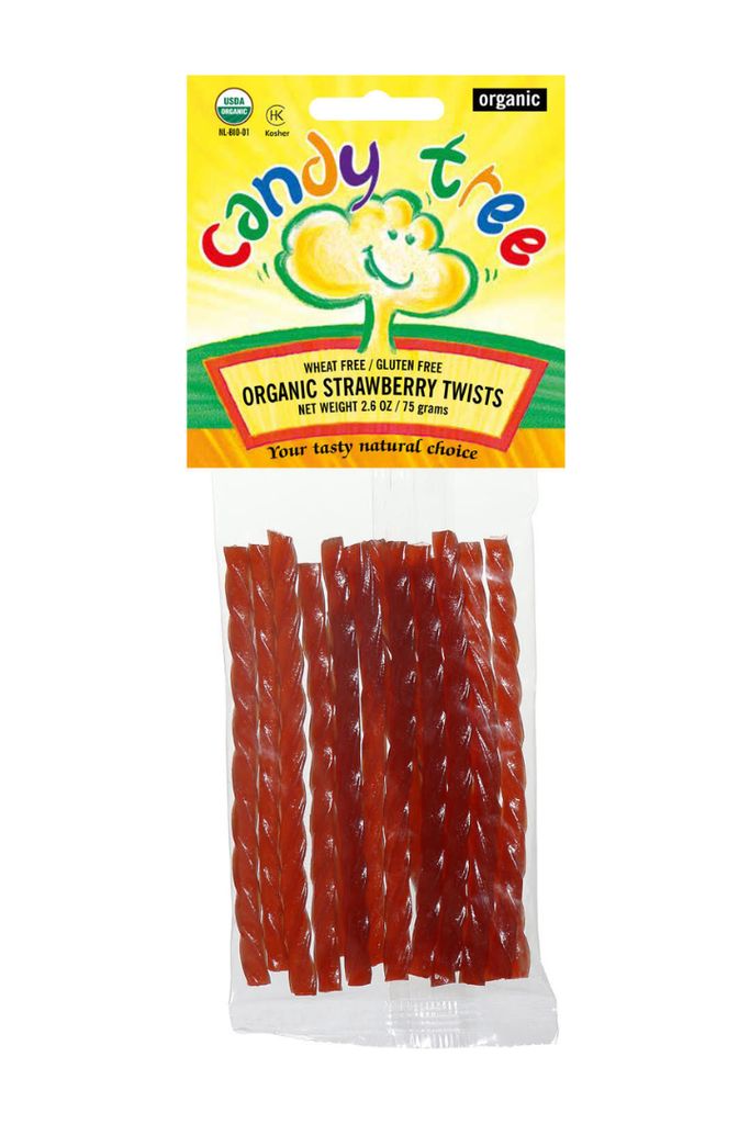 Candy Tree - Organic Strawberry Twists - Front