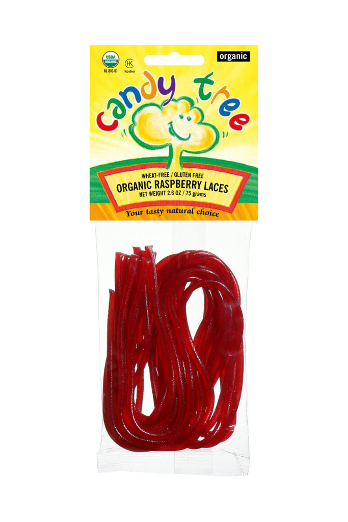Candy Tree - Organic Raspberry Laces - Front