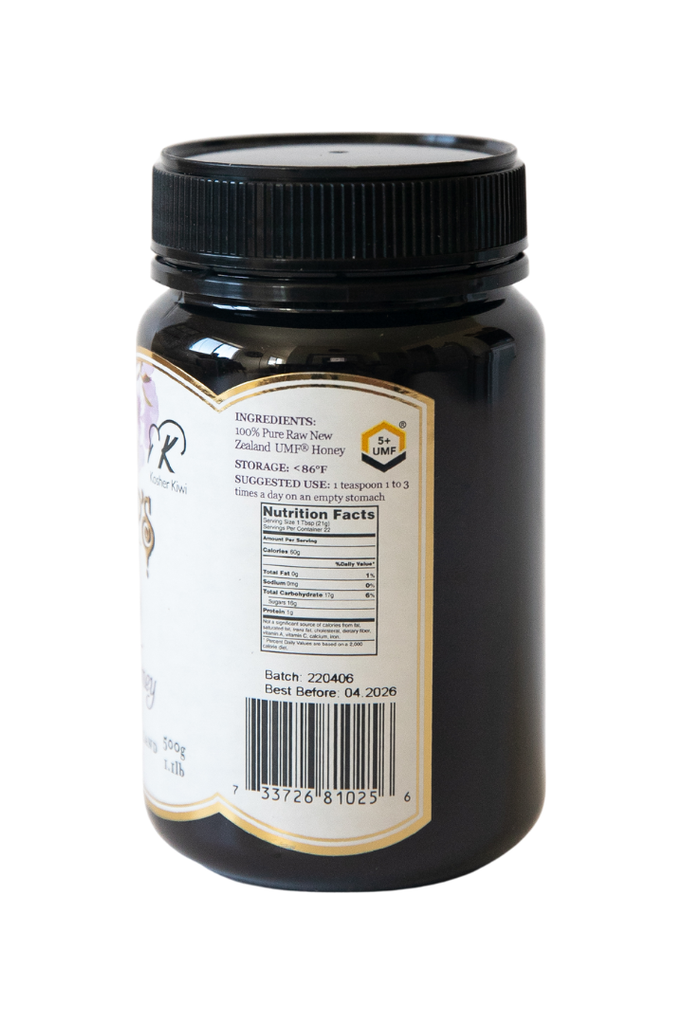 Mossop's - Manuka Honey UMF® 5+ - Description and UPC Scan Code