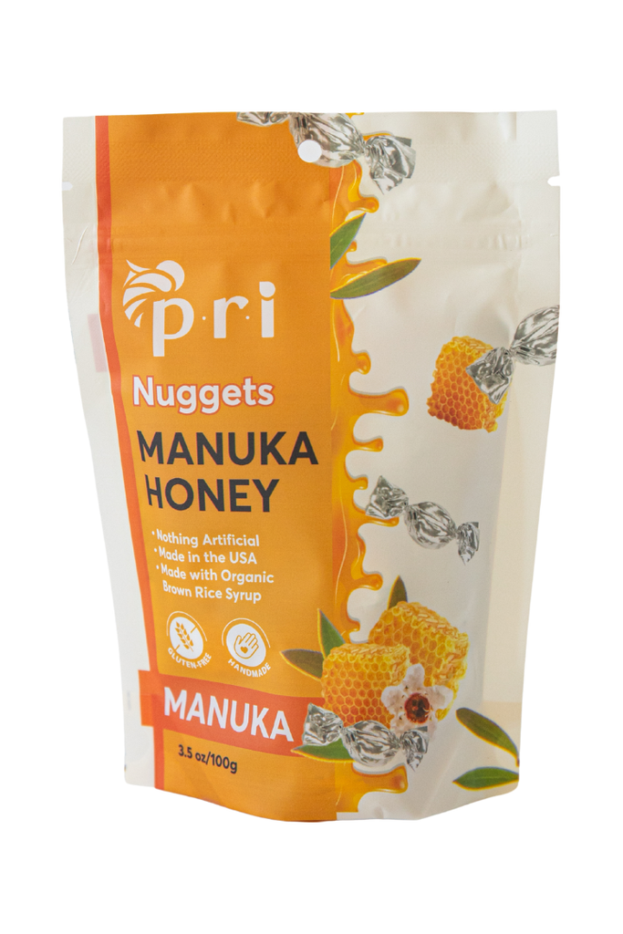 PRI - Manuka Honey Nuggets - Manuka - Front