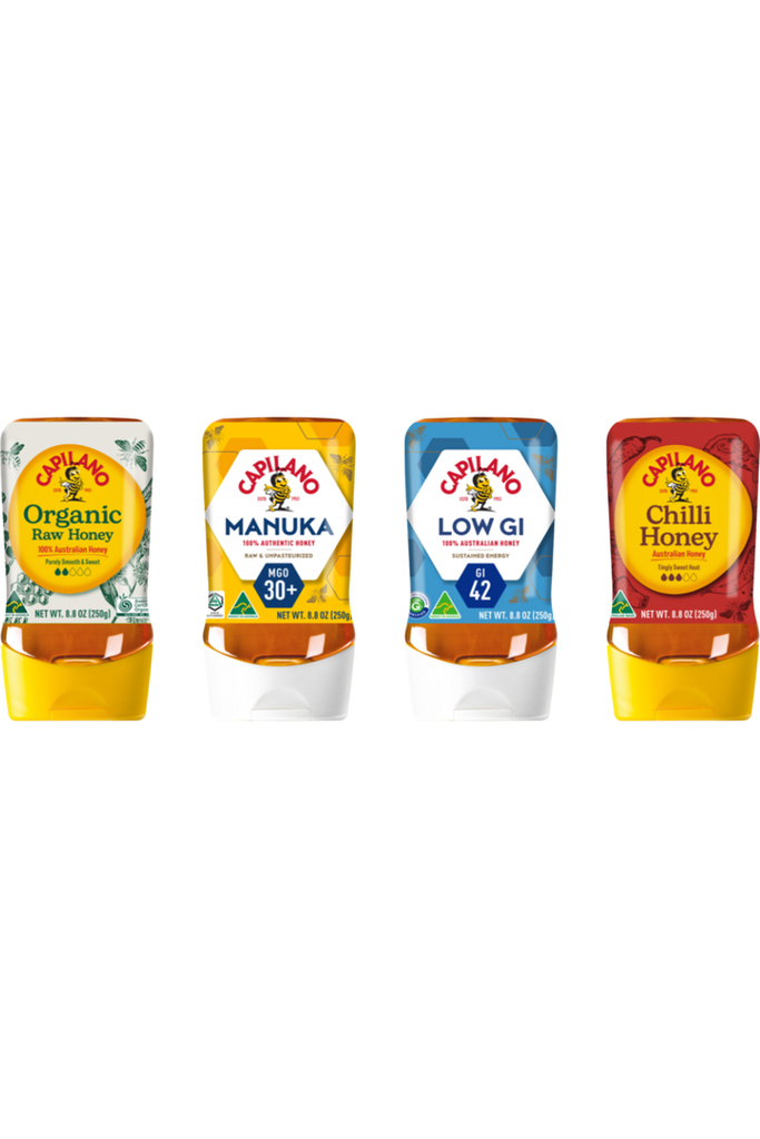 Capilano - Australian Organic Honey, Manuka Honey MGO 30+, Low Gl Honey, Hot Chili Flavor 
