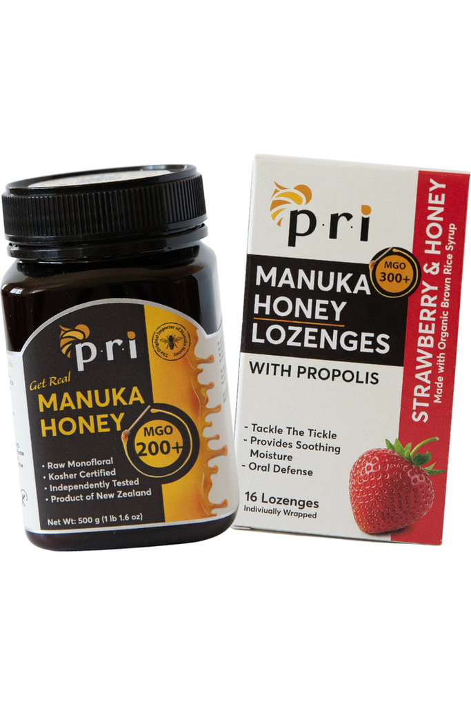 PRI - Manuka Honey 200+ & Strawberry Lozenges