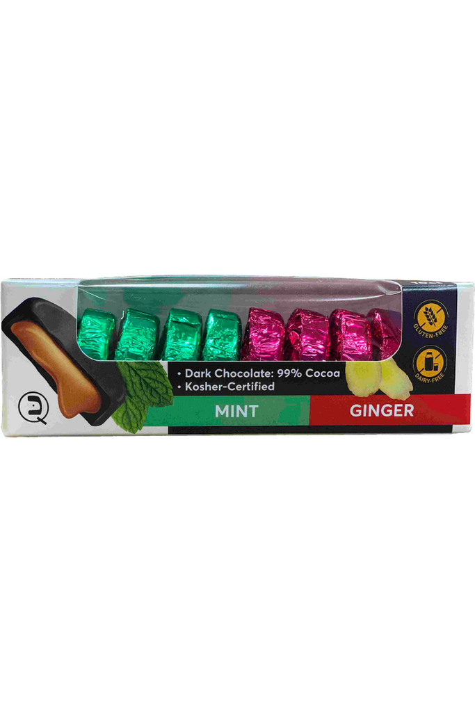 PRI Manuka Chocolate Selection Boxes - Mint and Ginger Flavor -Front