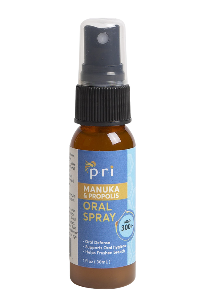 PRI - Propolis & Active Manuka Oral Spray 1 fl oz - Front
