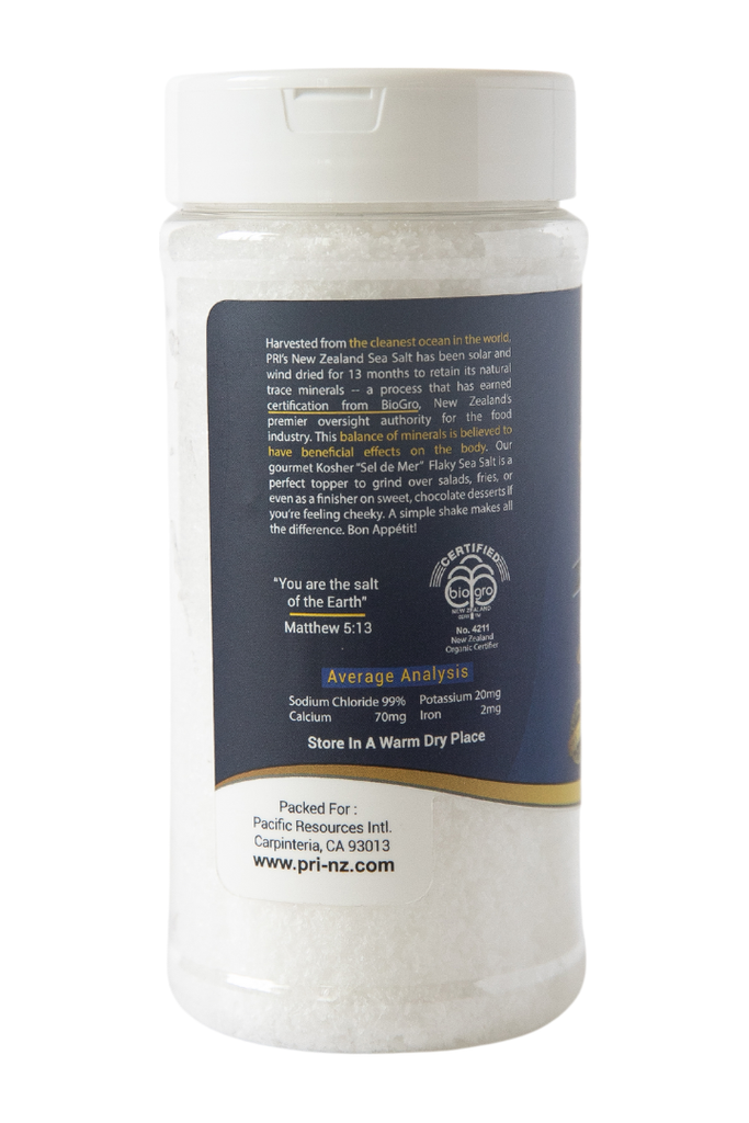 PRI - BioGro Certified Pacific Sea Salt - Flaky - Description