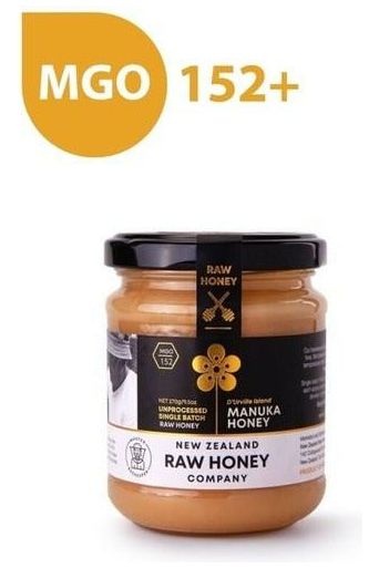 Master Beekeeper - Manuka Hooey from D'Urville Island MGO 152+ 270g - Front with MGO Rating