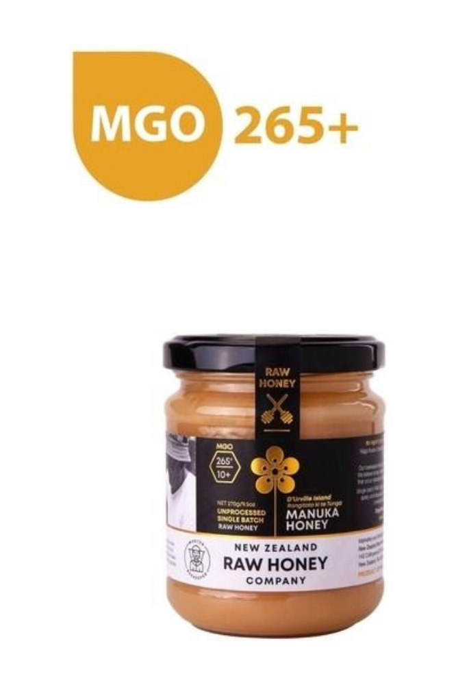Master Beekeeper - Manuka Honey from D'Urville Island MGO 265+ 270g - Front with MGO Rating