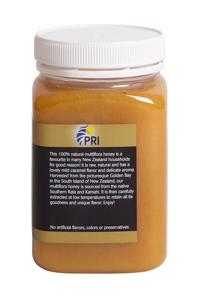 PRI - New Zealand Multiflora Honey 1.1lb/2.2lb/4.4lb - Description