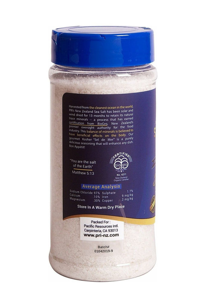 PRI - BioGro Certified New Zealand Sea Salt - Flaky - Description