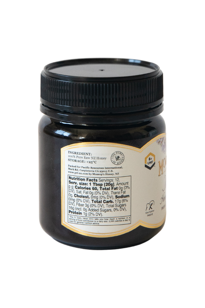 Mossop's - Manuka Honey UMF® 5+ - Ingredients and Nutritional Facts